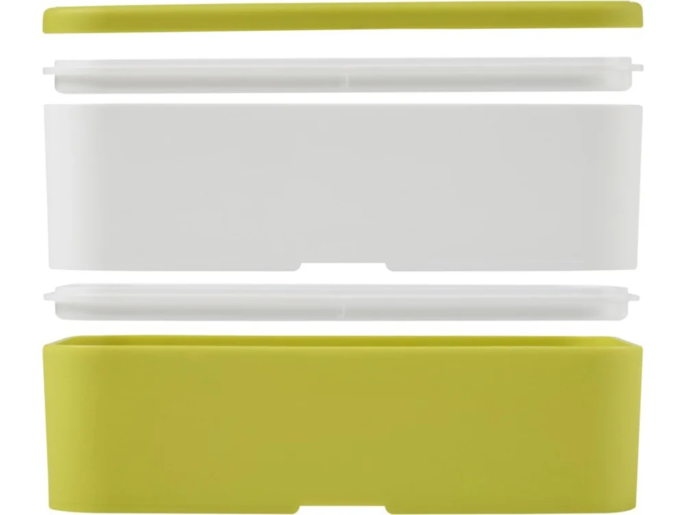 Двухслойный ланчбокс «MIYO», лайм/белый, 700 мл - фото 6