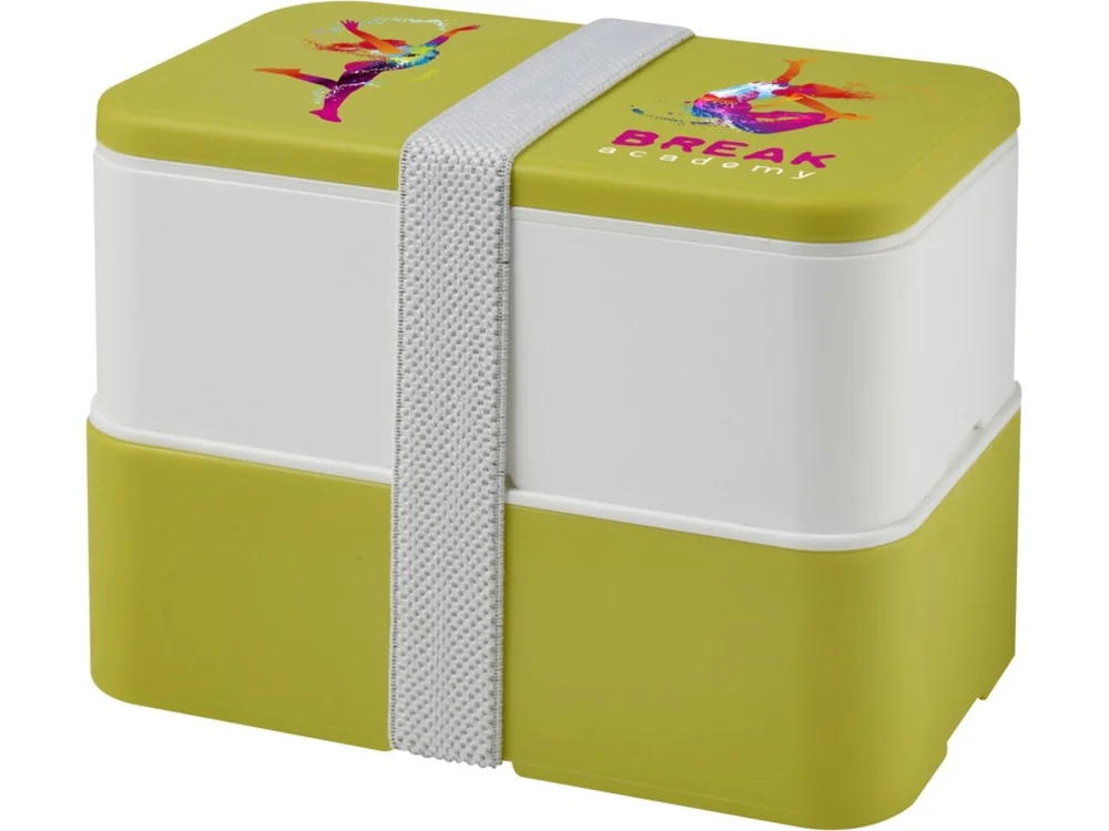 Двухслойный ланчбокс «MIYO», лайм/белый, 700 мл - фото 7