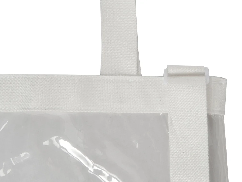Сумка «Frank» из прозрачного пластика с регулирующейся лямкой, прозрачный - фото 4