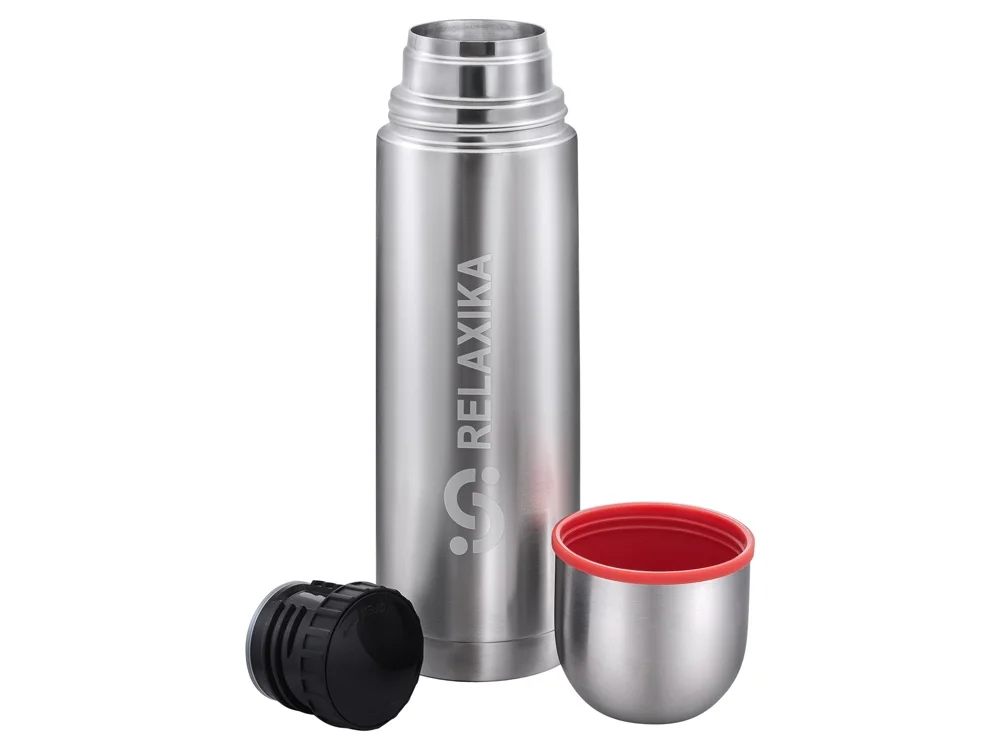Термос Relaxika 101 1 л серебристый 1000 мл - фото 7