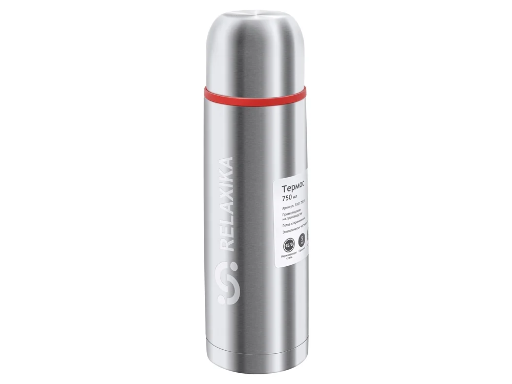 Термос Relaxika «101», 750 мл, серебристый - фото 2