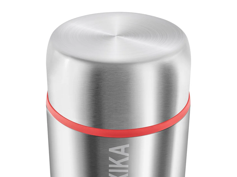 Термос для еды Relaxika 301 в чехле 1200 мл серебристый - фото 4