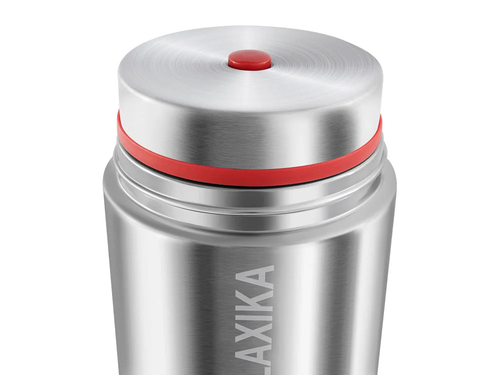 Термос для еды Relaxika 301 в чехле 1200 мл серебристый - фото 5