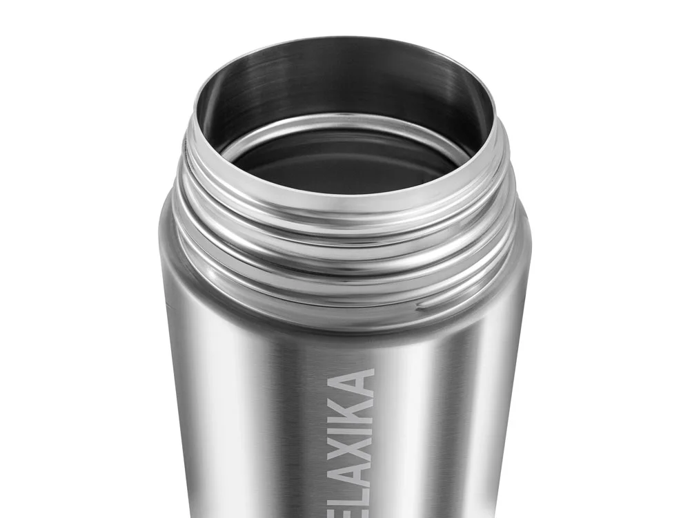 Термос для еды Relaxika 301 в чехле 1200 мл серебристый - фото 6