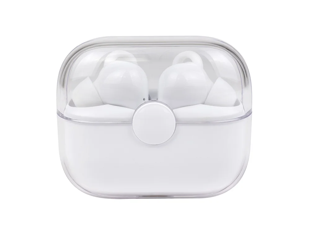 Наушники беспроводные TWS «Clarity» с шумоподавлением ENC, белый