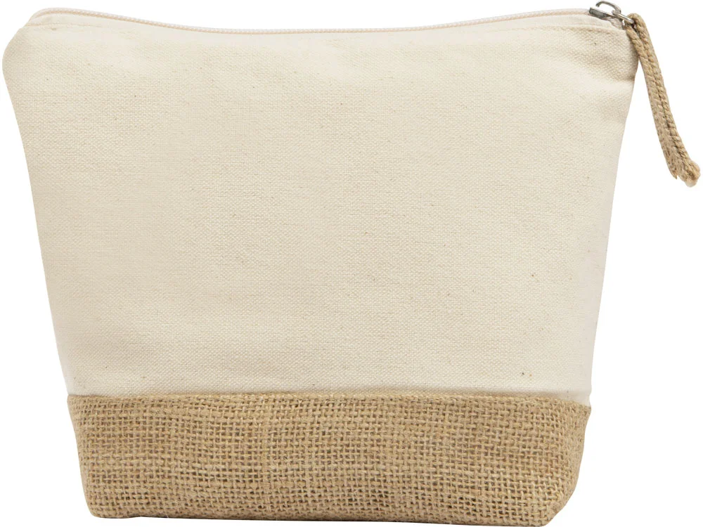 Косметичка Jute из хлопка и джута молочный - фото 2