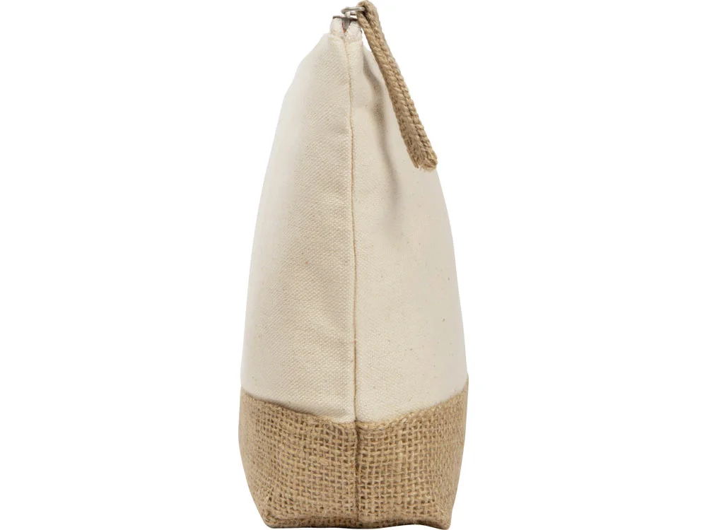 Косметичка Jute из хлопка и джута молочный - фото 4