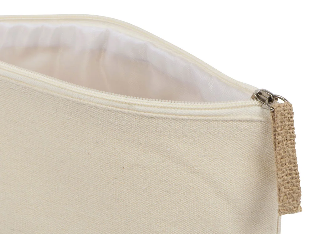Косметичка Jute из хлопка и джута молочный - фото 6