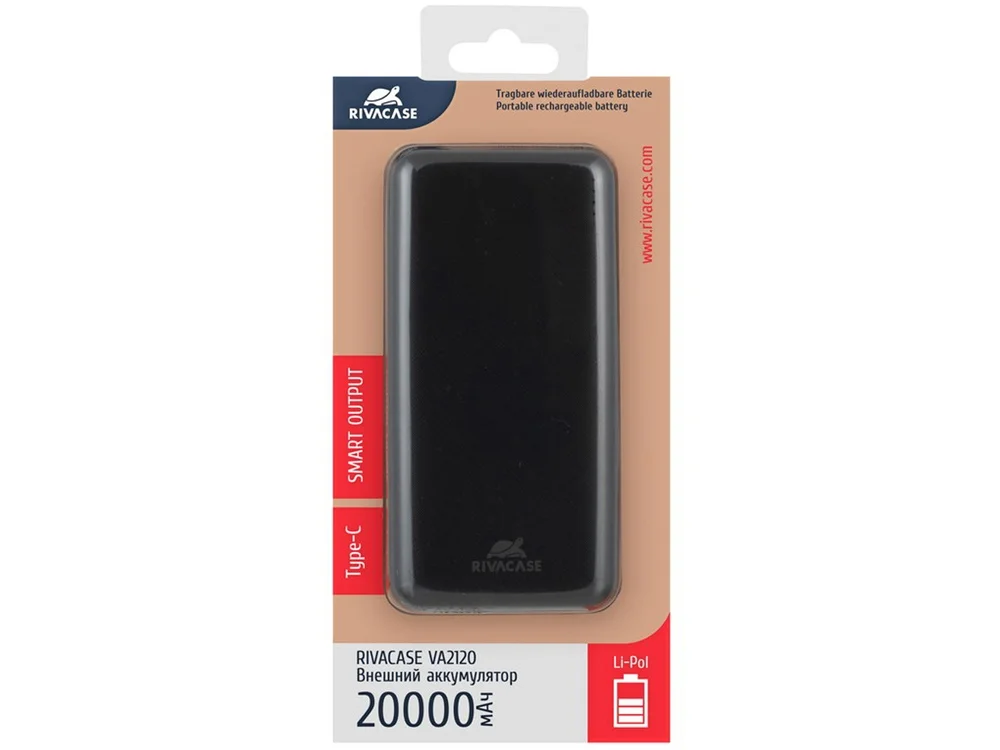 Внешний аккумулятор VA2120 20000 mAh черный - фото 14