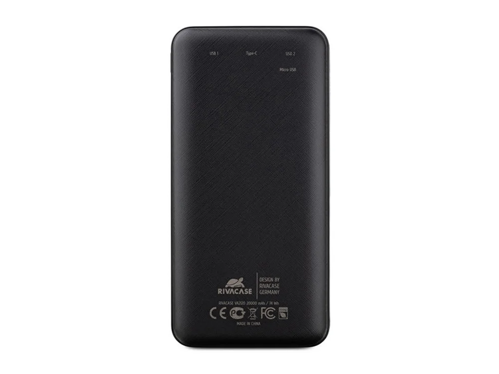 Внешний аккумулятор VA2120 20000 mAh черный - фото 3