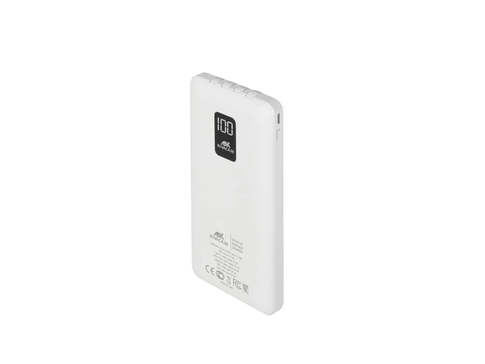 Внешний аккумулятор с дисплеем и встроенными кабелями VA2210 10000 mAh - фото 1