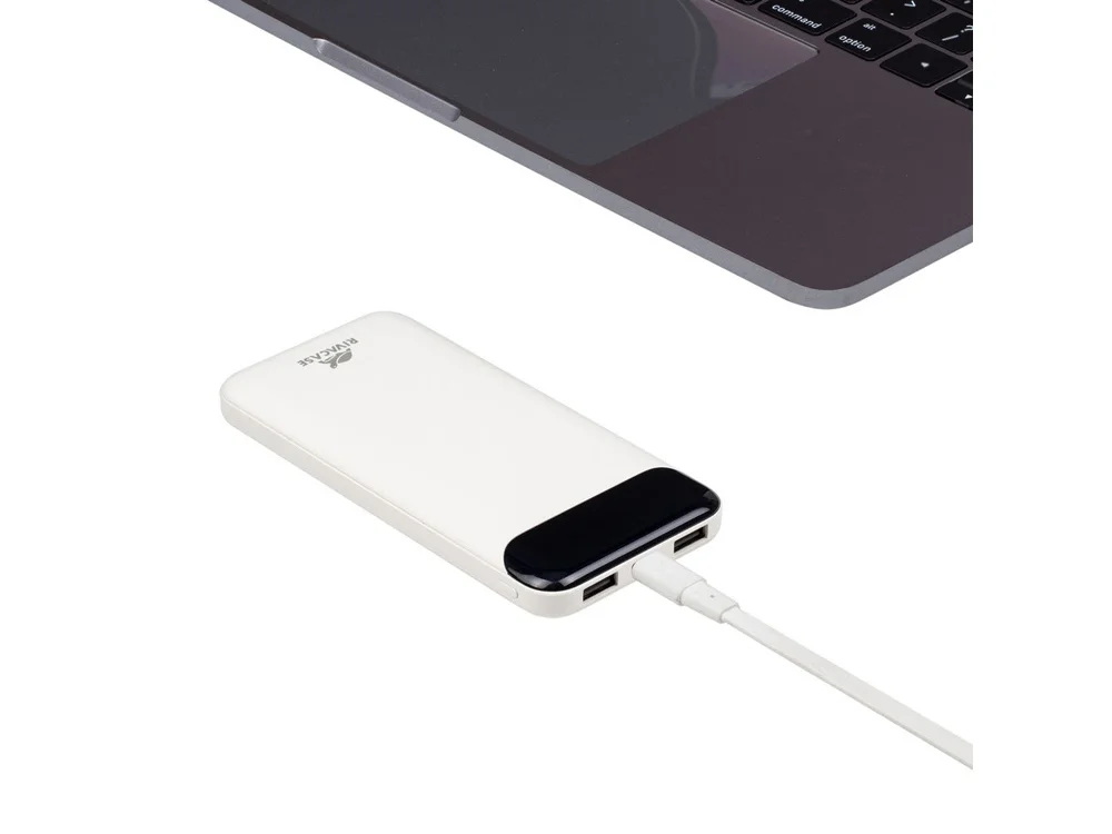 Внешний аккумулятор с дисплеем VA2240 10000 mAh белый - фото 11