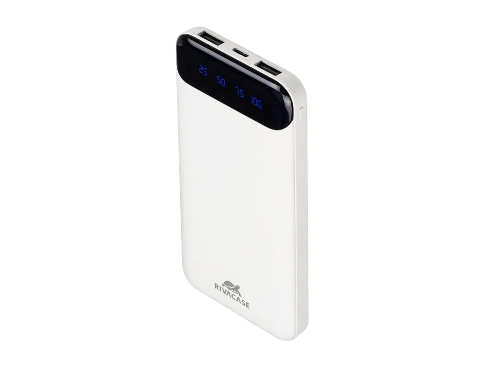 Внешний аккумулятор с дисплеем VA2240 10000 mAh белый - фото 2