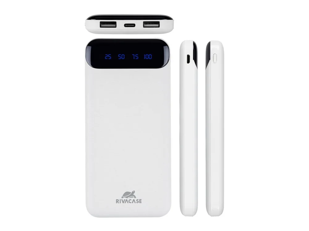 Внешний аккумулятор с дисплеем VA2240 10000 mAh белый - фото 7