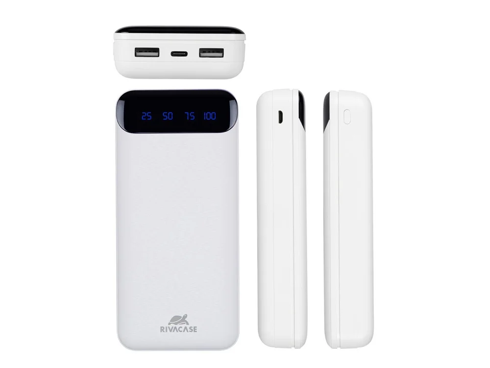 Внешний аккумулятор с дисплеем VA2280 20000 mAh белый - фото 5