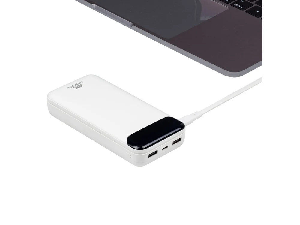 Внешний аккумулятор с дисплеем VA2280 20000 mAh белый - фото 9