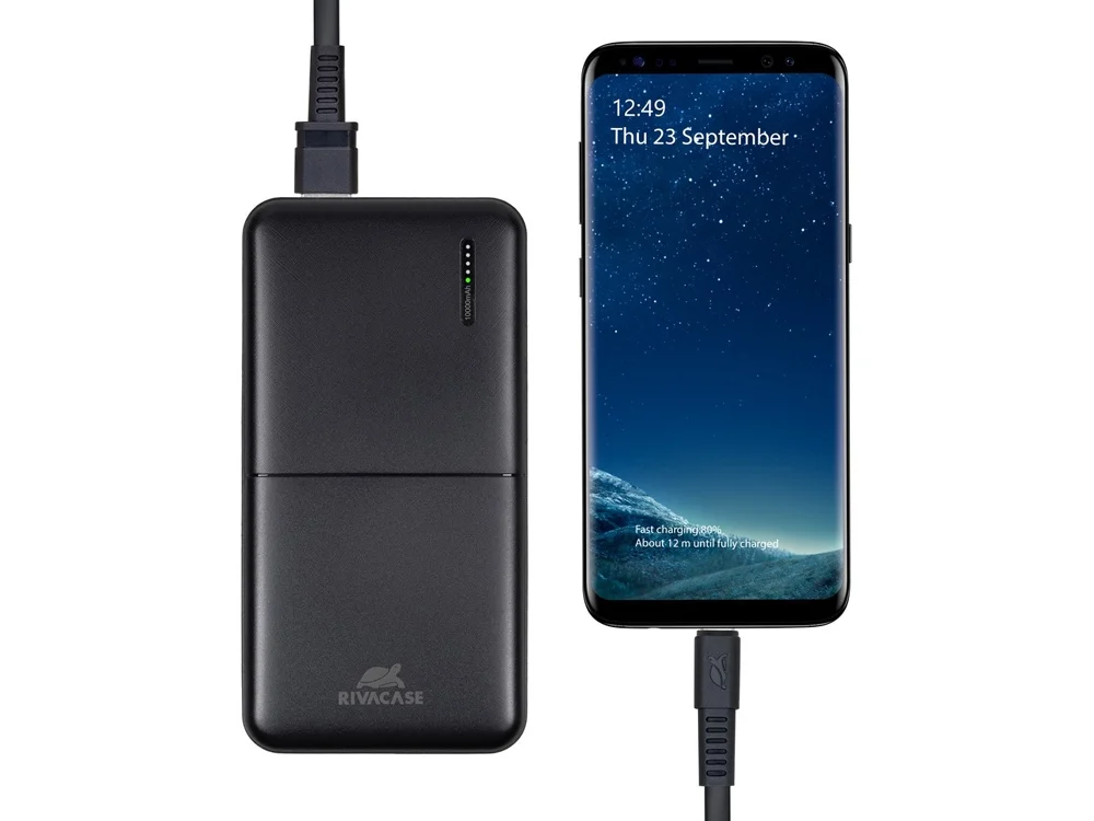 Внешний аккумулятор с быстрой зарядкой QC/PD VA2532 10000 mAh черный - фото 10
