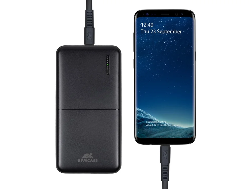 Внешний аккумулятор с быстрой зарядкой QC/PD VA2532 10000 mAh черный - фото 11