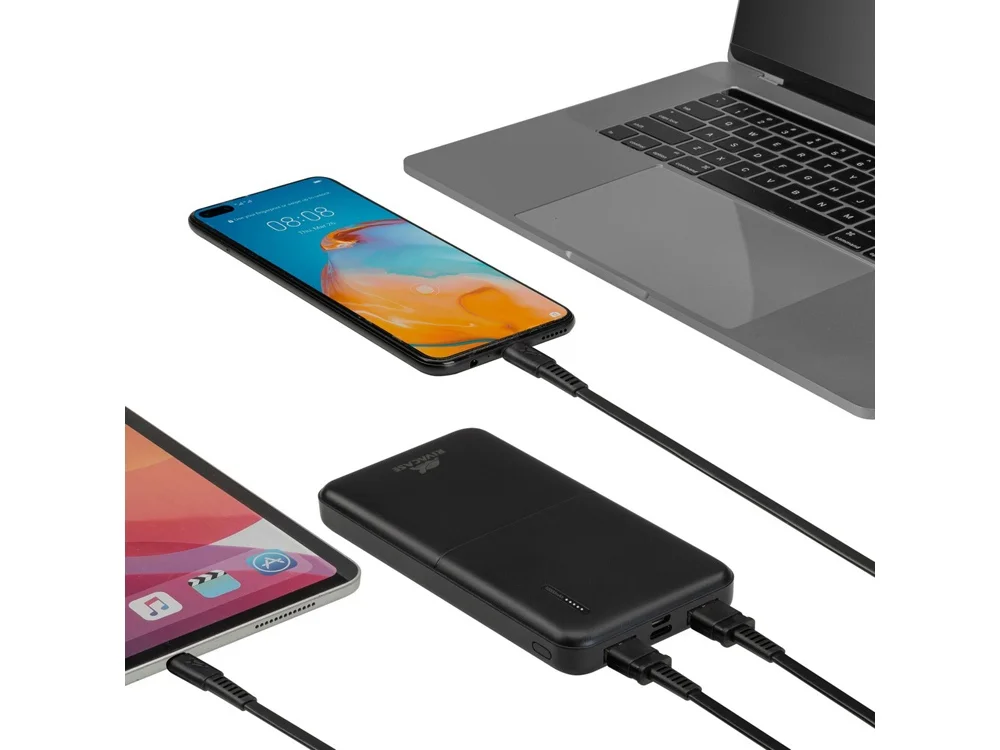 Внешний аккумулятор с быстрой зарядкой QC/PD VA2532 10000 mAh черный - фото 14