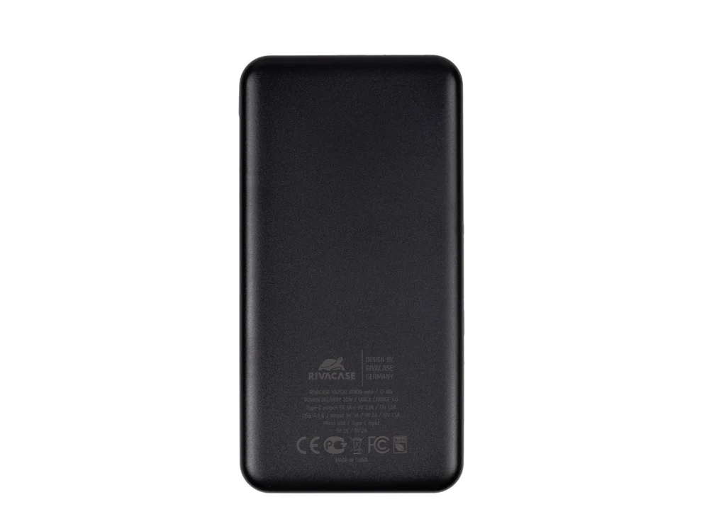 Внешний аккумулятор с быстрой зарядкой QC/PD VA2532 10000 mAh черный - фото 3