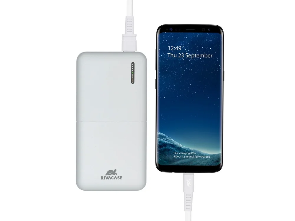 Внешний аккумулятор с быстрой зарядкой QC/PD VA2532 10000 mAh белый - фото 11