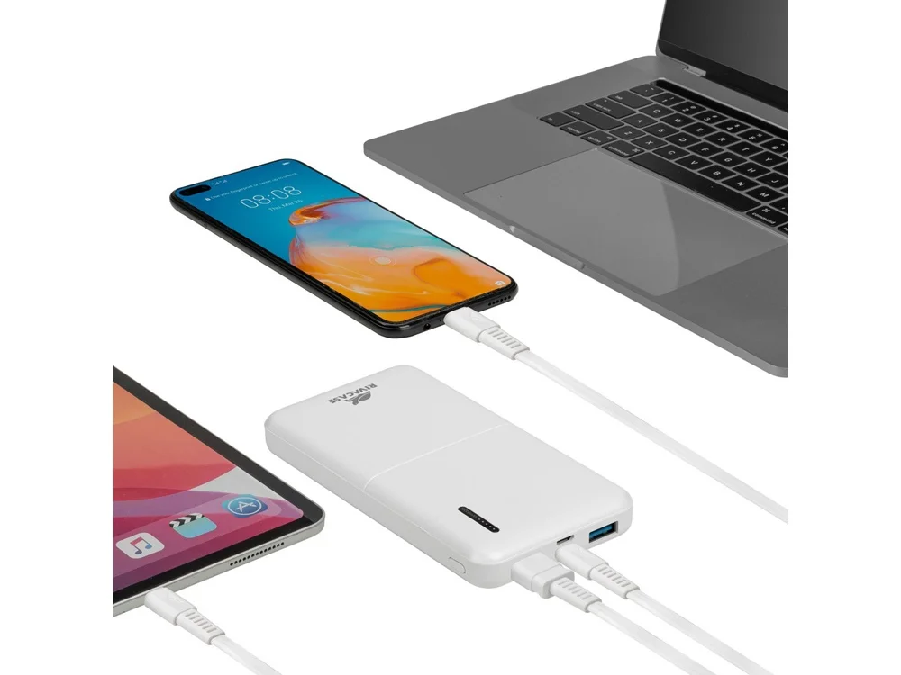 Внешний аккумулятор с быстрой зарядкой QC/PD VA2532 10000 mAh белый - фото 15