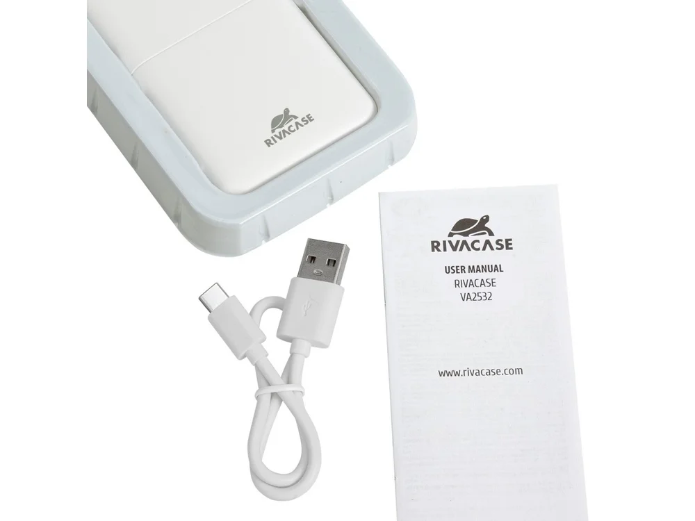 Внешний аккумулятор с быстрой зарядкой QC/PD VA2532 10000 mAh белый - фото 19