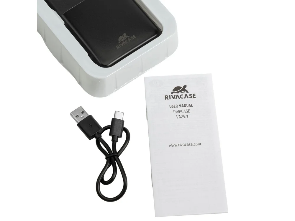 Внешний аккумулятор с быстрой зарядкой VA2571 20000 mAh черный - фото 18