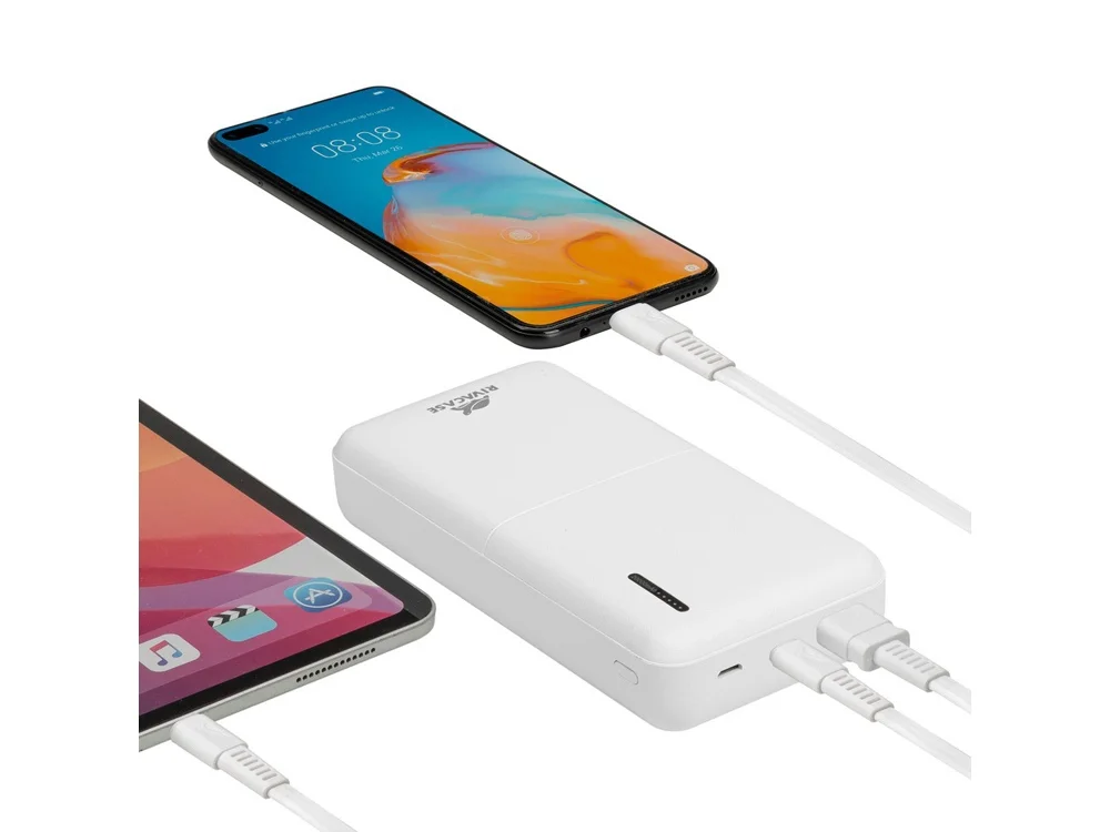 Внешний аккумулятор с быстрой зарядкой VA2571 20000 mAh белый - фото 15