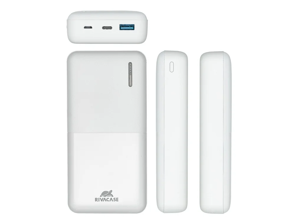 Внешний аккумулятор с быстрой зарядкой VA2571 20000 mAh белый - фото 4