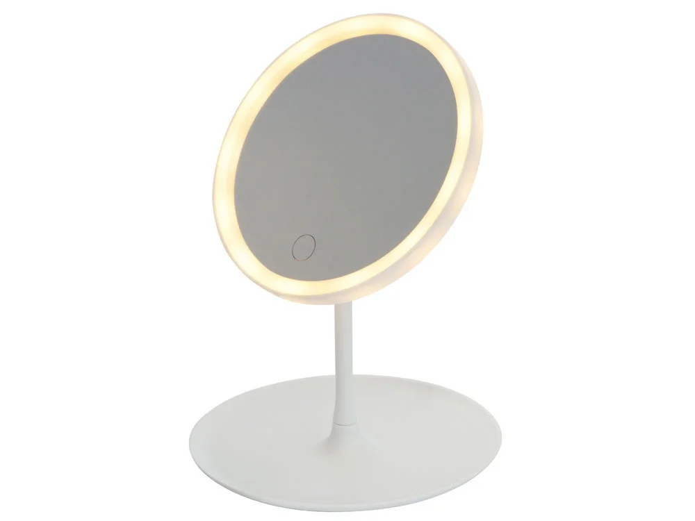 Косметическое зеркало с LED-подсветкой «Beautific», белый - фото 13