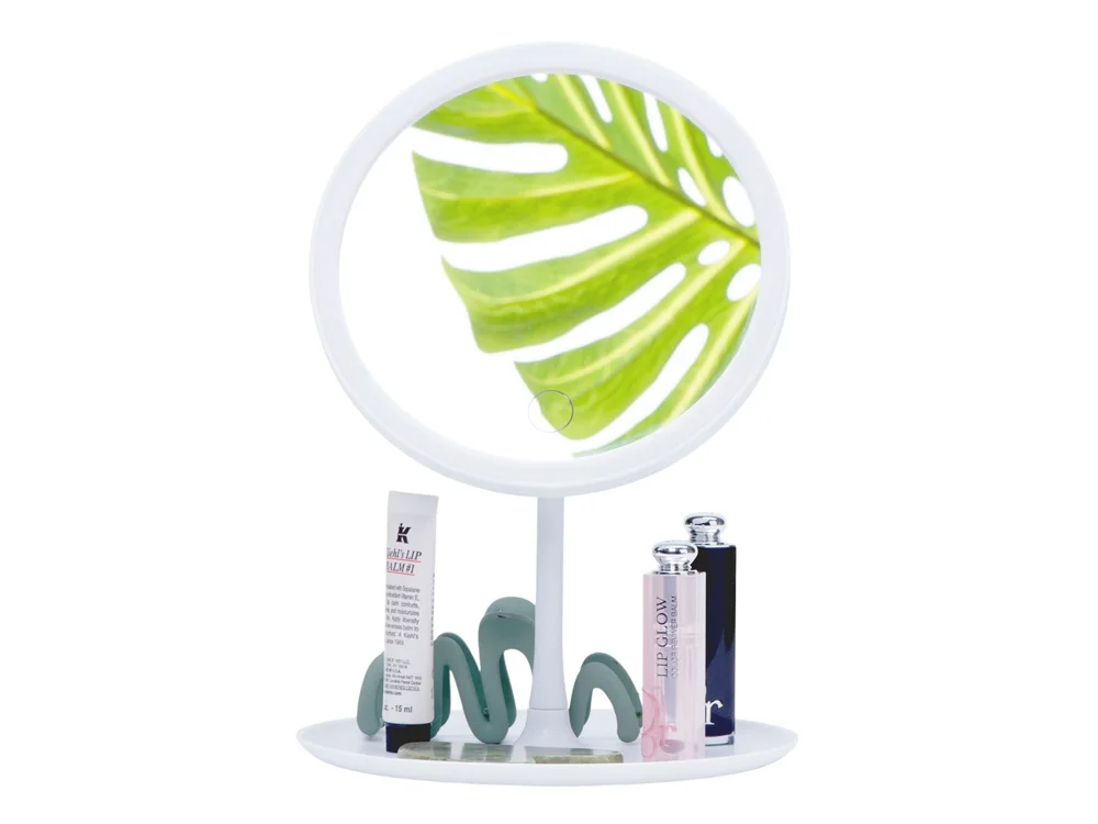 Косметическое зеркало с LED-подсветкой «Beautific», белый - фото 2