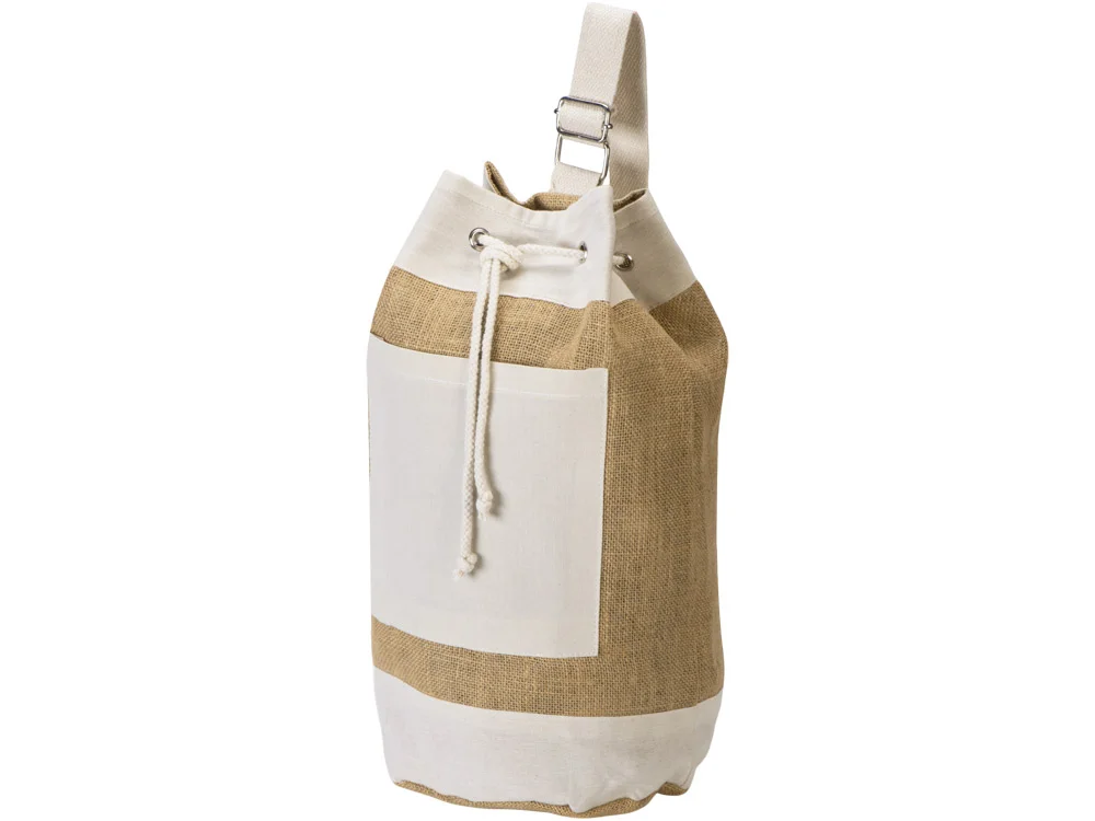 Рюкзак Jute из джута на одной лямке натуральный - фото 2