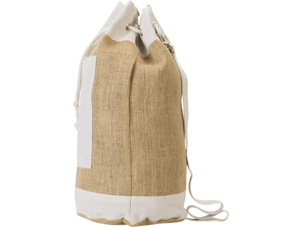 Рюкзак Jute из джута на одной лямке натуральный - фото 4