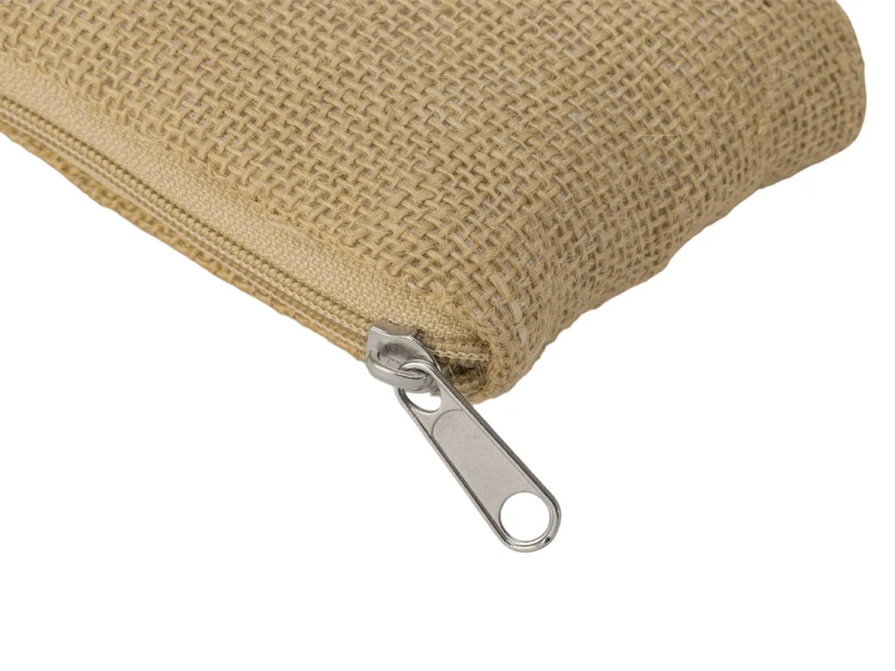 Складная сумка Jute из хлопка и джута с карманом натуральный - фото 11