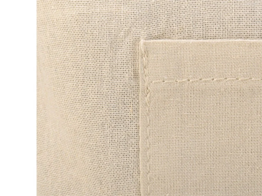 Складная сумка Jute из хлопка и джута с карманом натуральный - фото 8