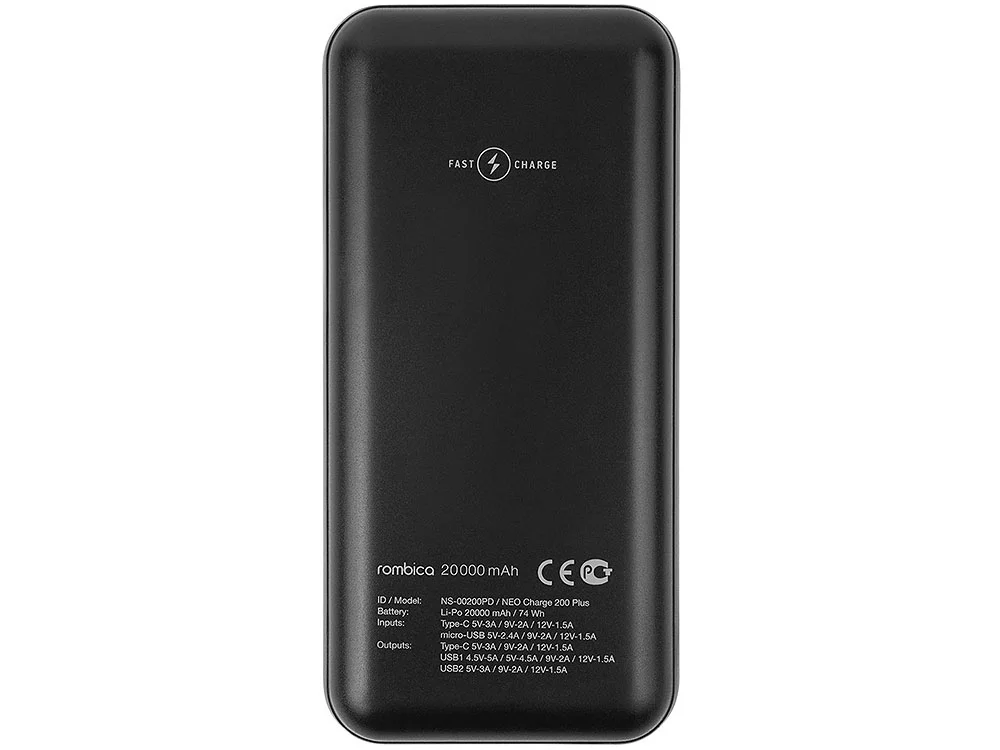 Внешний аккумулятор NEO Charge 200Plus черный - фото 3