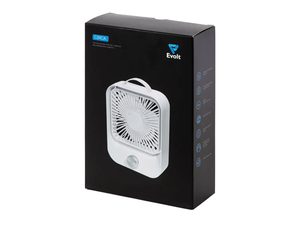 Настольный вентилятор с плавным регулированием скорости «Circa», белый - фото 10