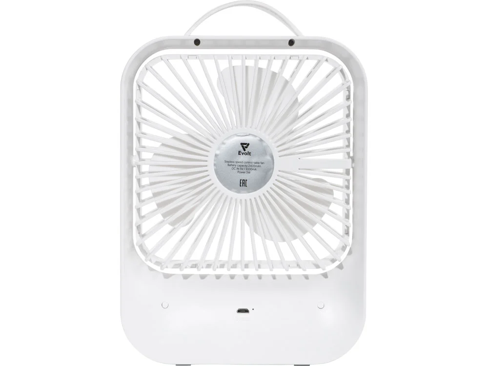 Настольный вентилятор с плавным регулированием скорости «Circa», белый - фото 4
