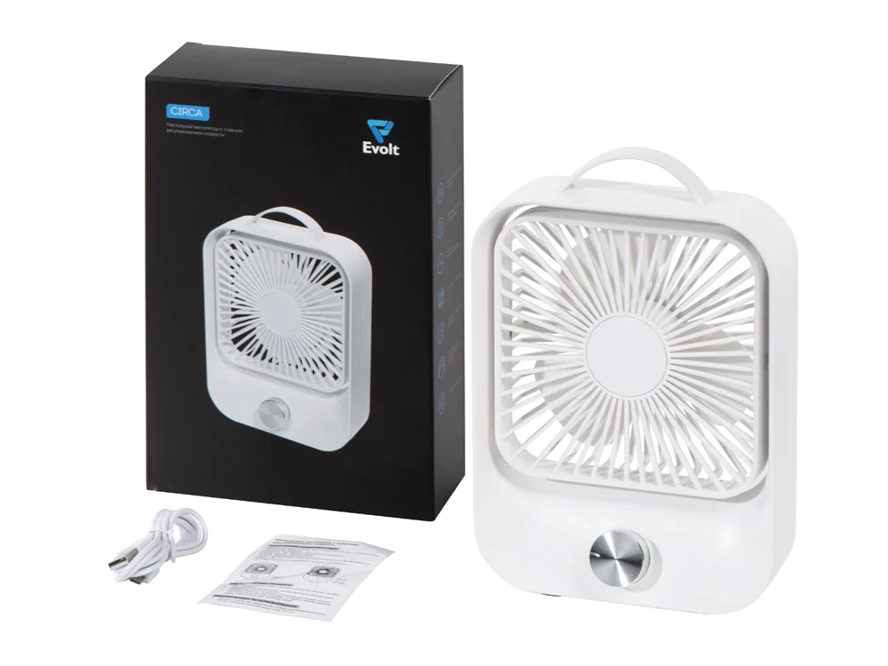Настольный вентилятор с плавным регулированием скорости «Circa», белый - фото 9