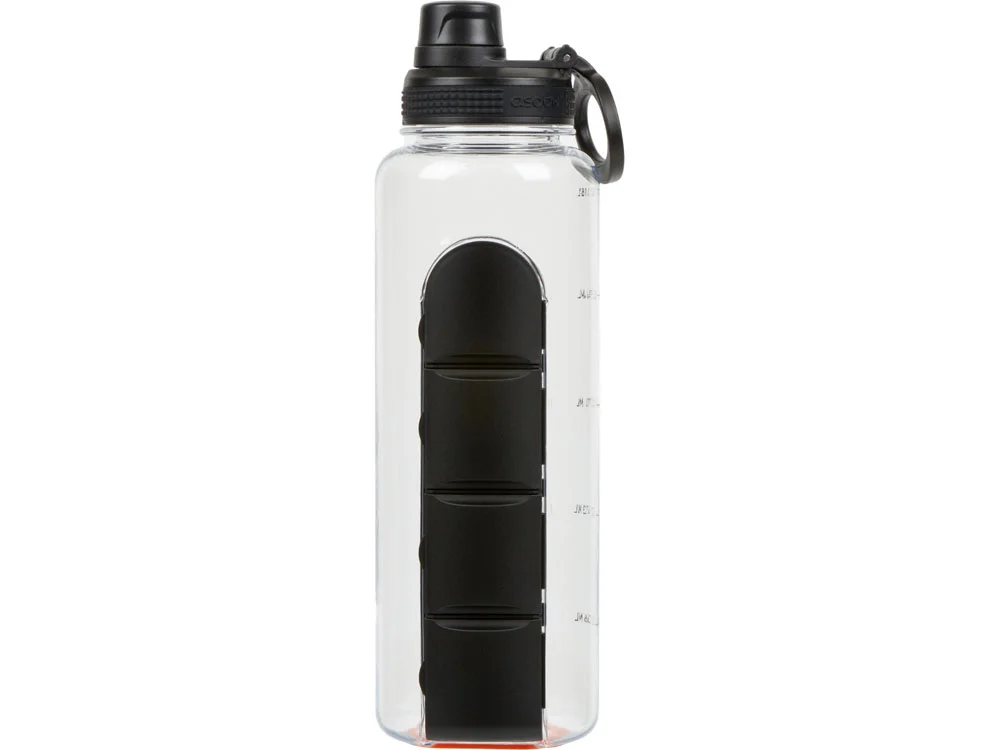 Спортивная бутылка для воды Electrolyte 1200 мл тритан черный - фото 3