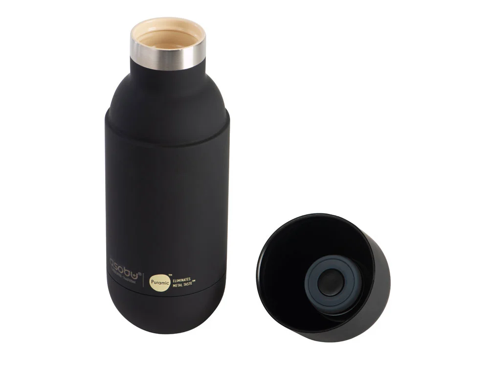 Вакуумный термос «ORB» с керамическим покрытием, 420 мл, черный - фото 2