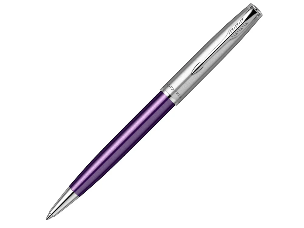 Ручка шариковая Parker Sonnet Essentials Violet SB Steel CT - фото 1