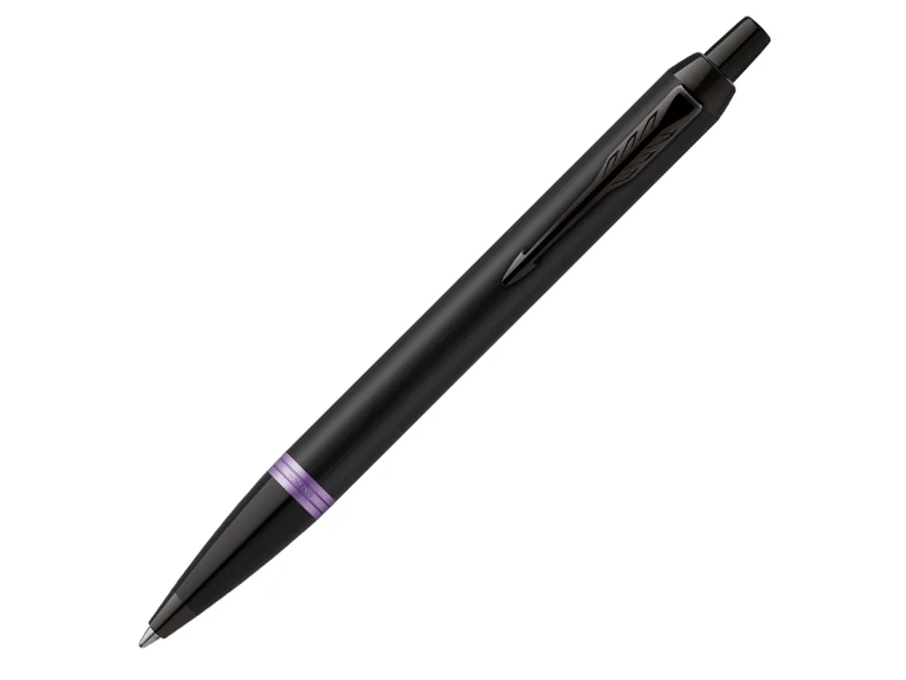 Ручка шариковая Parker IM Vibrant Rings Flame Amethyst Purple - фото 1