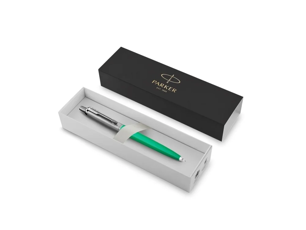 Ручка шариковая Parker Jotter Originals зеленый серебристый - фото 2