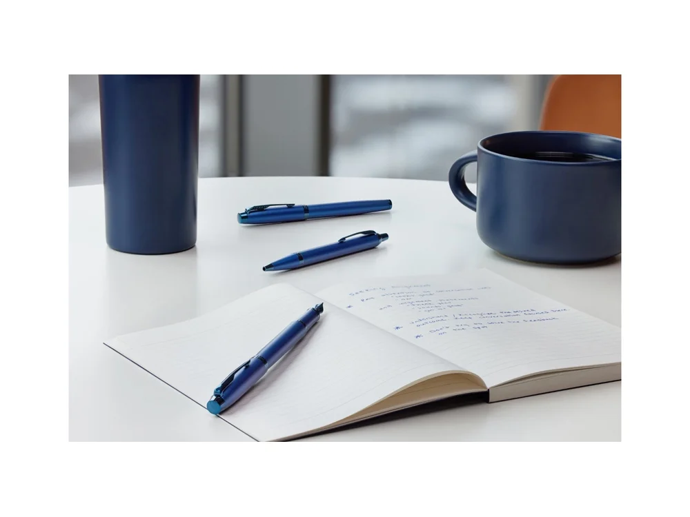 Ручка шариковая Parker IM Monochrome Blue синий - фото 7