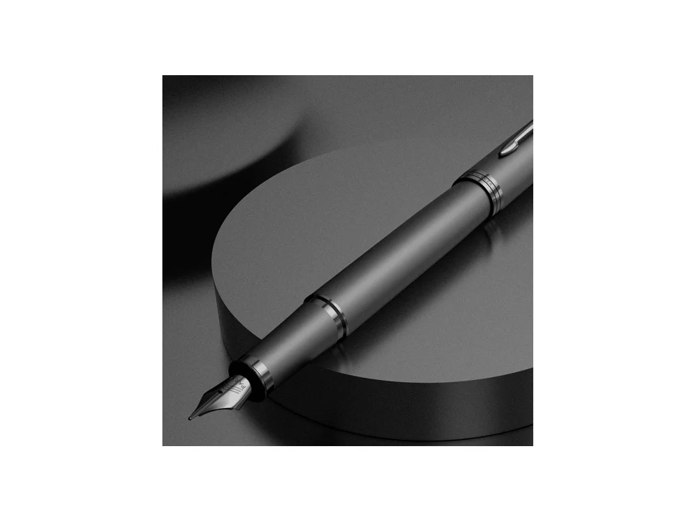 Ручка перьевая Parker IM Monochrome Black черный - фото 9