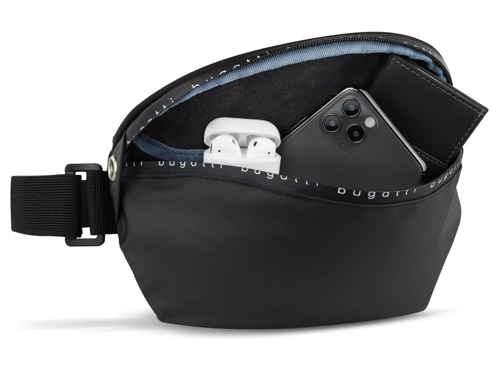 Сумка на пояс Blanc Delight черный - фото 4