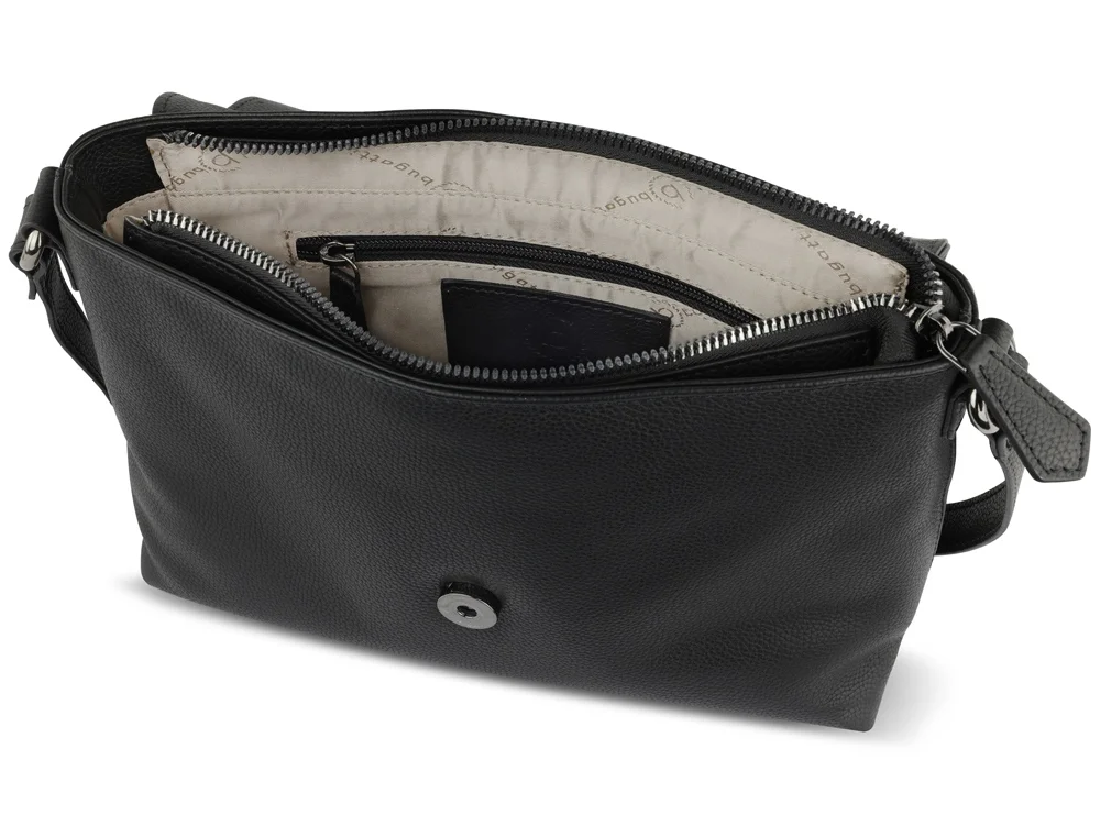 Сумка наплечная женская Bella черный - фото 6