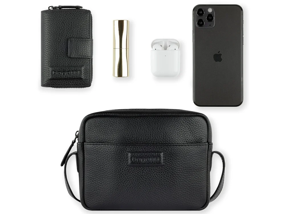 Сумка кросс-боди женская Elsa черный - фото 11